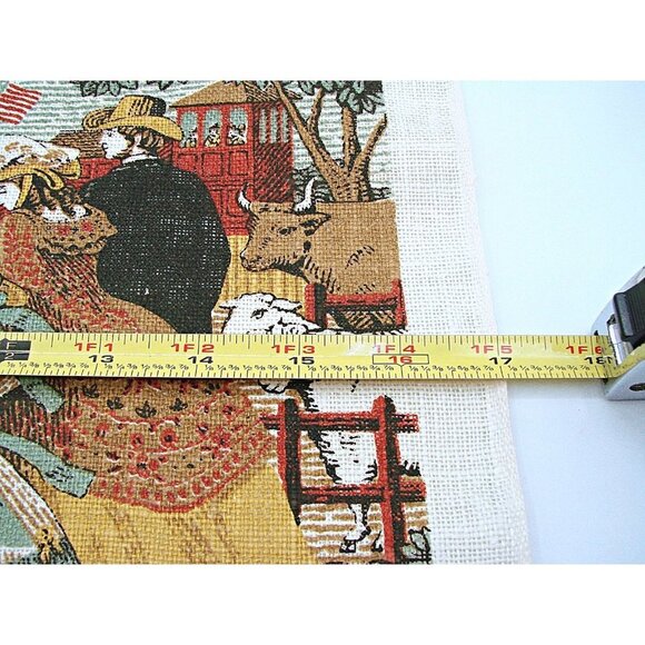 Vintage Kay Dee 1976 Tea Towel County Fair Sewell Jackson NOS Linen Calendar NIB - Picture 11 of 12